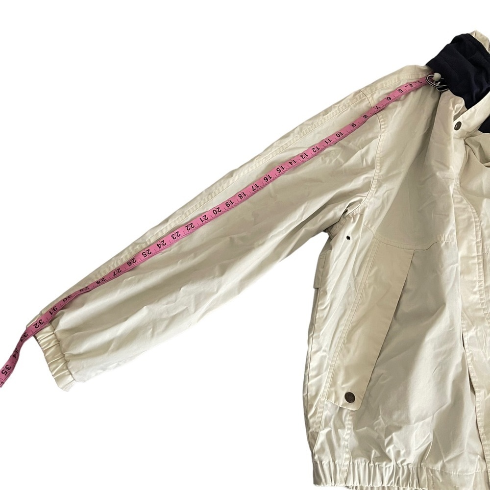 Pacific Trail Vintage Off White Windbreaker Jacket Size L - Picture 17 of 17